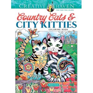 Dover Publications Inc. Creative Haven Country Cats & City Kitties Coloring Book Dover Publications Inc. Creative Haven Country Cats & City Kitties Coloring Book