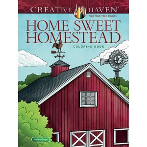 Dover Publications Inc. Creative Haven Home Sweet Homestead Coloring Book Dover Publications Inc. Creative Haven Home Sweet Homestead Coloring Book