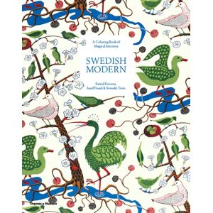 Thames & Hudson Ltd Swedish Modern: A Colouring Book Of Magical Interiors : Estrid Ericson, Josef Frank & Svenskt Tenn Thames & Hudson Ltd Swedish Modern: A Colouring Book Of Magical Interiors : Estrid Ericson, Josef Frank & Svenskt Tenn
