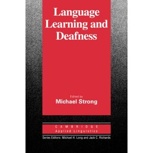 Cambridge University Press Language Learning And Deafness Cambridge University Press Language Learning And Deafness