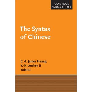 Cambridge University Press The Syntax Of Chinese Cambridge University Press The Syntax Of Chinese