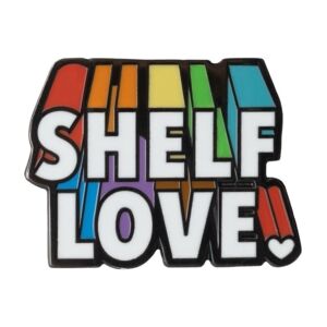 Out of Print Shelf Love Enamel Pin Out of Print Shelf Love Enamel Pin
