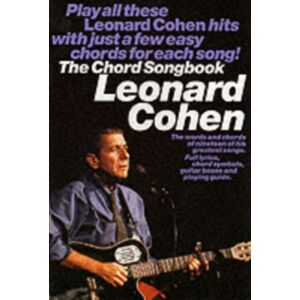 Hal Leonard Europe Limited Leonard Cohen : Chord Songbook Hal Leonard Europe Limited Leonard Cohen : Chord Songbook