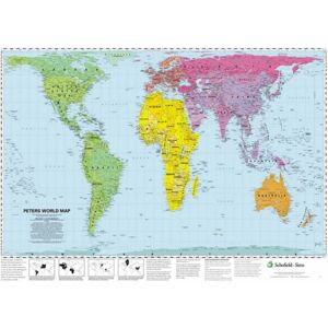 Schofield & Sims Ltd Peters World Map Schofield & Sims Ltd Peters World Map