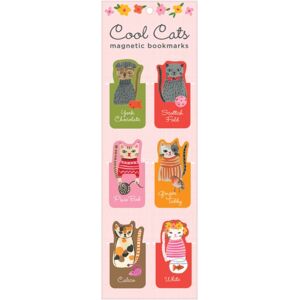 Galison Cool Cats Magnetic Bookmarks Galison Cool Cats Magnetic Bookmarks