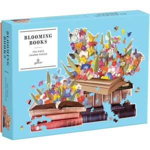 Galison Blooming Books 750 Piece Shaped Puzzle Galison Blooming Books 750 Piece Shaped Puzzle