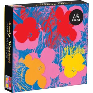 Galison Andy Warhol Flowers 500 Piece Puzzle Galison Andy Warhol Flowers 500 Piece Puzzle