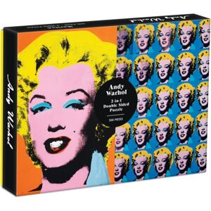 Galison Warhol Marilyn 500 Piece Double Sided Puzzle Galison Warhol Marilyn 500 Piece Double Sided Puzzle