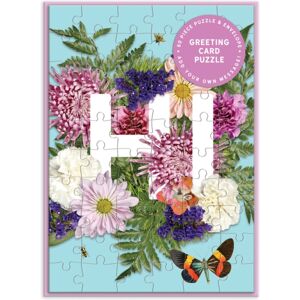 Galison Say It With Flowers Hi Greeting Card Puzzle Galison Say It With Flowers Hi Greeting Card Puzzle