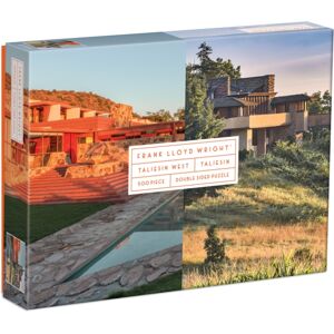 Galison Frank Lloyd Wright Taliesin And Taliesin West 500 Piece Double-Sided Puzzle Galison Frank Lloyd Wright Taliesin And Taliesin West 500 Piece Double-Sided Puzzle