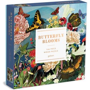 Galison Butterfly Blooms 144 Piece Wood Puzzle Galison Butterfly Blooms 144 Piece Wood Puzzle