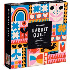 Galison Lisa Congdon Rabbit Quilt 144 Piece Wood Puzzle Galison Lisa Congdon Rabbit Quilt 144 Piece Wood Puzzle
