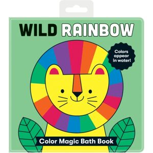 Galison Wild Rainbow Color Magic Bath Book Galison Wild Rainbow Color Magic Bath Book