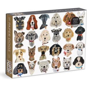 Galison Paper Dogs 1000 Pc Puzzle Galison Paper Dogs 1000 Pc Puzzle