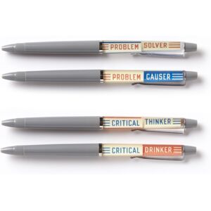 Galison Critical Drinker Floaty Pen Set Galison Critical Drinker Floaty Pen Set