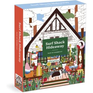 Galison Surf Shack Hideaway 11 X 14 Paint By Number Kit Galison Surf Shack Hideaway 11 X 14 Paint By Number Kit