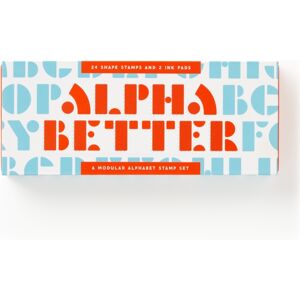 Galison Alpha Better Stamp Set Galison Alpha Better Stamp Set