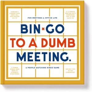 Galison Bin-Go To A Dumb Meeting Bingo Book Galison Bin-Go To A Dumb Meeting Bingo Book