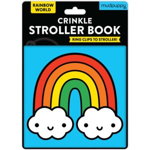 Galison Rainbow World Crinkle Fabric Stroller Book Galison Rainbow World Crinkle Fabric Stroller Book