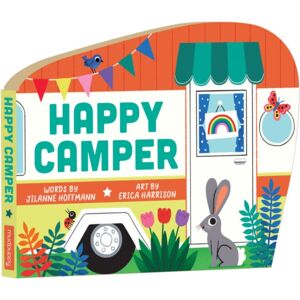 Galison Happy Camper Shaped Board Book Galison Happy Camper Shaped Board Book