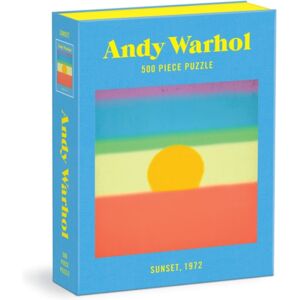 Galison Andy Warhol Sunset 500 Piece Book Puzzle Galison Andy Warhol Sunset 500 Piece Book Puzzle