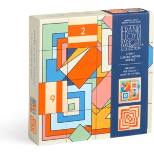 Galison Frank Lloyd Wright Imperial Hotel 2-In-1 Sliding Wood Puzzle Galison Frank Lloyd Wright Imperial Hotel 2-In-1 Sliding Wood Puzzle