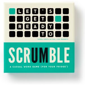 Galison Scrumble Magnetic Fridge Game Galison Scrumble Magnetic Fridge Game