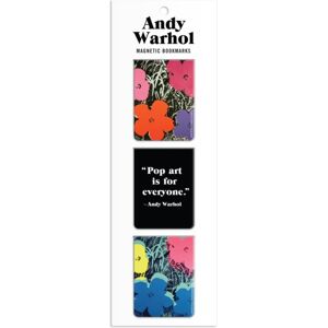 Galison Andy Warhol Flowers Magnetic Bookmarks Galison Andy Warhol Flowers Magnetic Bookmarks