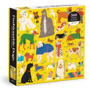 Galison Fashionable Dogs 500 Piece Puzzle Galison Fashionable Dogs 500 Piece Puzzle