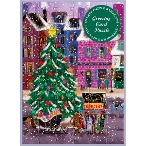 Galison Joy Laforme Christmas Square Greeting Card Puzzle Galison Joy Laforme Christmas Square Greeting Card Puzzle