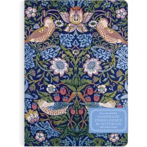 Galison William Morris Strawberry Thief Handmade Embroidered B5 Journal Galison William Morris Strawberry Thief Handmade Embroidered B5 Journal