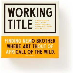 Galison Working Title Game Galison Working Title Game