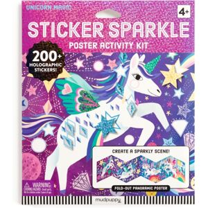 Galison Unicorn Magic Sticker Sparkle Poster Activity Kit Galison Unicorn Magic Sticker Sparkle Poster Activity Kit