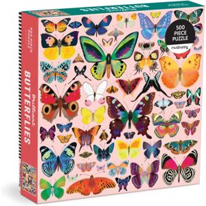Galison Brilliant Butterflies 500 Piece Family Puzzle Galison Brilliant Butterflies 500 Piece Family Puzzle