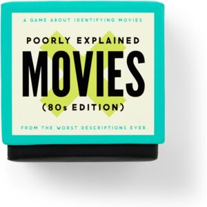 Galison Mini Poorly Explained Movies - 80s Edition Galison Mini Poorly Explained Movies - 80s Edition