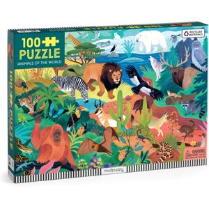 Galison Animals Of The World 100 Piece Puzzle Galison Animals Of The World 100 Piece Puzzle