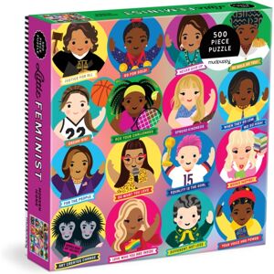 Galison Little Feminist: Modern Icons 500 Piece Family Puzzle Galison Little Feminist: Modern Icons 500 Piece Family Puzzle