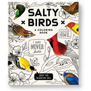 Galison Salty Birds Coloring Book Galison Salty Birds Coloring Book