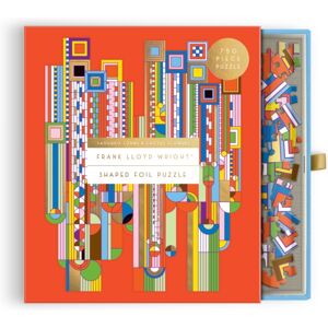 Galison Frank Lloyd Wright Saguaro Cactus & Forms 750 Piece Shaped Foil Puzzle Galison Frank Lloyd Wright Saguaro Cactus & Forms 750 Piece Shaped Foil Puzzle