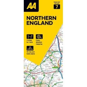 AA Publishing Aa Road Map Northern England AA Publishing Aa Road Map Northern England