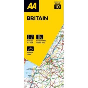 AA Publishing Aa Road Map Britain AA Publishing Aa Road Map Britain