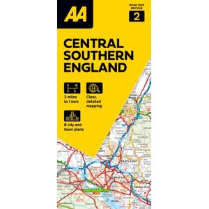 AA Publishing Aa Road Map Central Southern England AA Publishing Aa Road Map Central Southern England