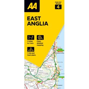 AA Publishing Aa Road Map East Anglia AA Publishing Aa Road Map East Anglia