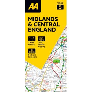 AA Publishing Aa Road Atlas Midlands & Central England AA Publishing Aa Road Atlas Midlands & Central England