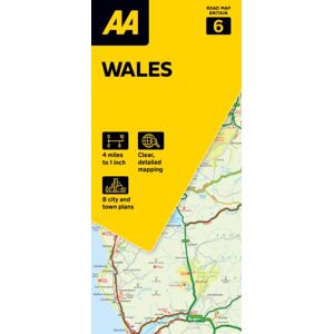 AA Publishing Aa Road Map Wales AA Publishing Aa Road Map Wales