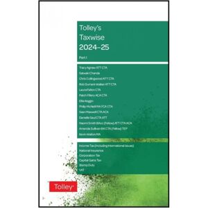 LexisNexis Tolley'S Taxwise I 2024-25 LexisNexis Tolley'S Taxwise I 2024-25