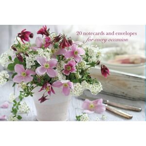 Anness Publishing Card Box Of 20 Notecards And Envelopes: Clematis Anness Publishing Card Box Of 20 Notecards And Envelopes: Clematis