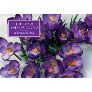 Anness Publishing Tin Box Of 20 Gift Cards And Envelopes: Crocus Anness Publishing Tin Box Of 20 Gift Cards And Envelopes: Crocus