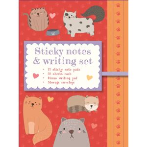 Anness Publishing Sticky Notes And Writing Set: Cute Cats : Charming Stationery Wallet Containing Notes, Stickies And Envelope On A Cute Cat Theme Anness Publishing Sticky Notes And Writing Set: Cute Cats : Charming Stationery Wallet Containing Notes, Stickies And Envelope On A Cute Cat Theme