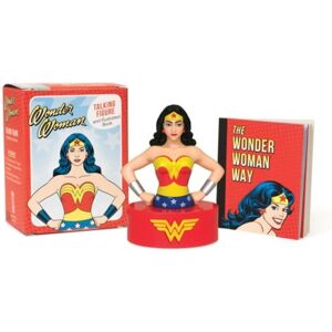 Running Press Wonder Woman Talking Figure And Illustrated Book Running Press Wonder Woman Talking Figure And Illustrated Book